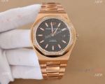 Swiss Quality Copy Girard-Perregaux Laureato Watches Rose Gold Diamond-set Bezel